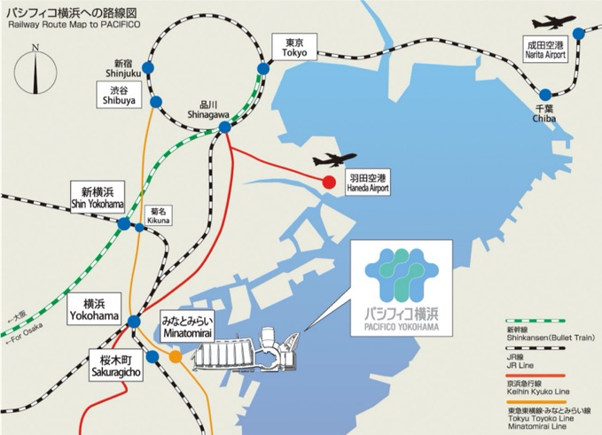 Railway Route Map to PACIFICO
