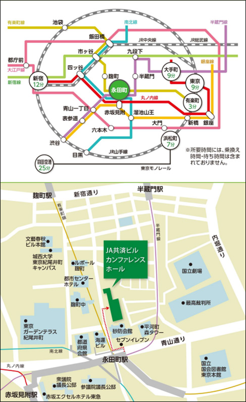 路線図と地図
