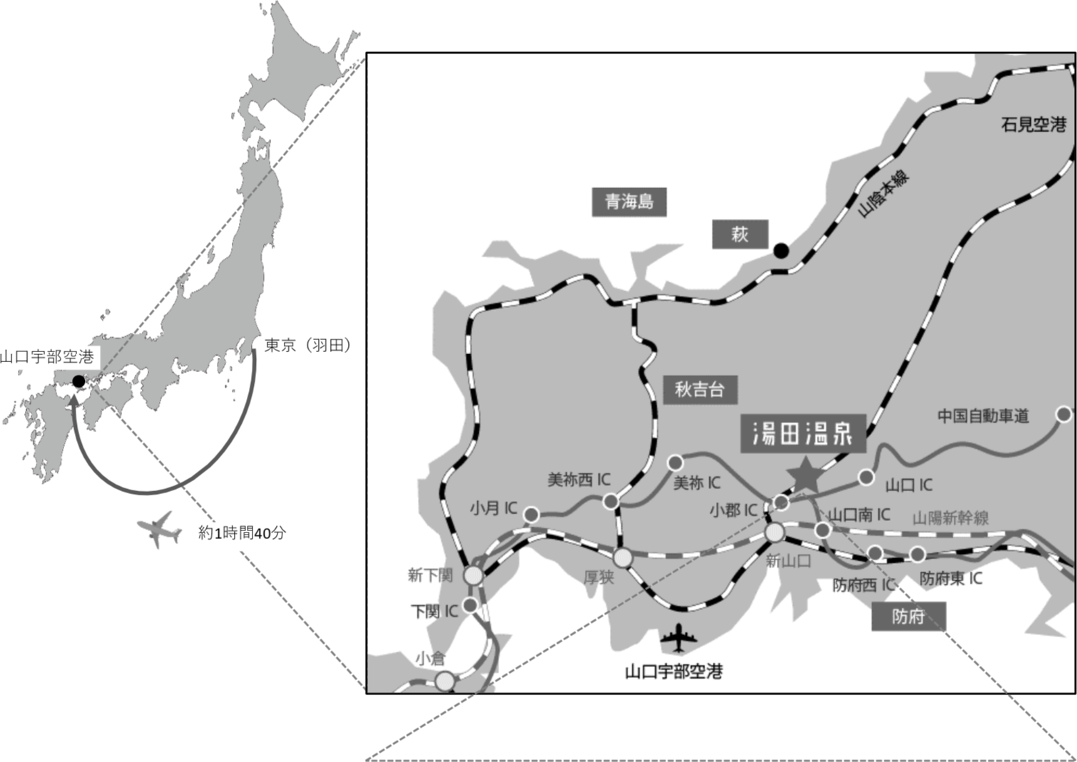 湯田 温泉 新 駅 から 駅 山口