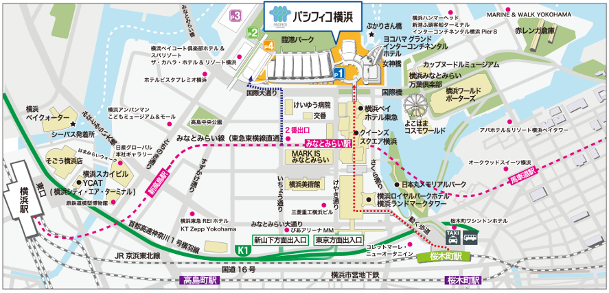 会場周辺地図